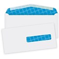 Quality Park Security Tinted #10 Window Envelope, 4 1/2 x 9 1/2, White, 500/Box (QUA21439)