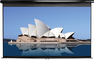 Elite Screens 84 Manual Tripod Projector Screen, Black (M84UWH)