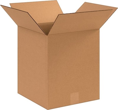 10 x 10 x 12 Shipping Boxes, 32 ECT, Brown, 25/Bundle (101012)