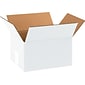 10" x 8" x 6" Shipping Boxes, 32 ECT, White, 25/Bundle (1086W)