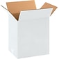 11.25" x 8.75" x 12" Shipping Boxes, 32 ECT, White, 25/Bundle (11812W)