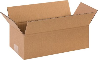 Quill Brand® Brand® 12 x 6 x 5 Shipping Boxes, 32 ECT, Brown, 25/Bundle (1265)