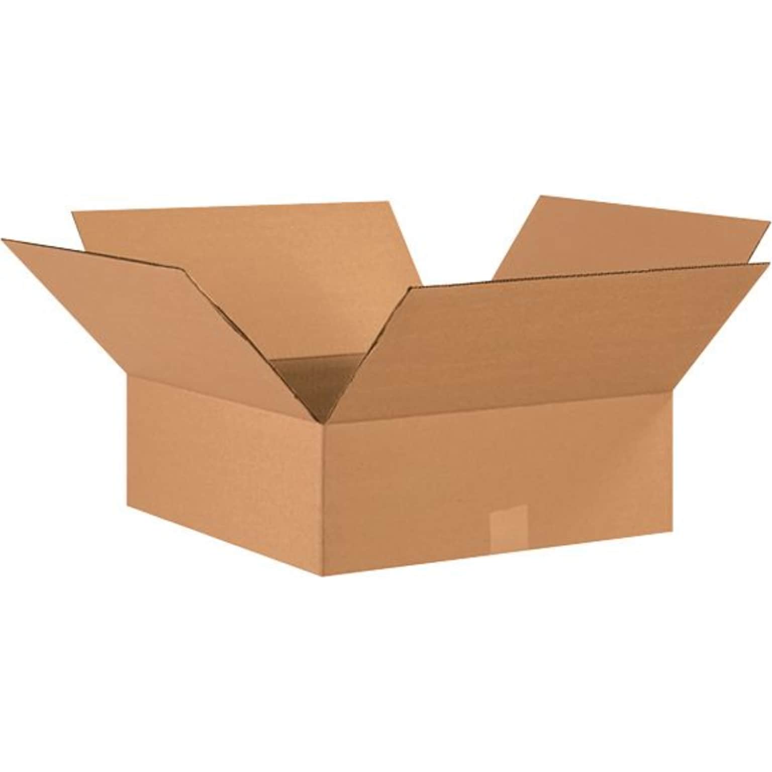 Quill Brand® Brand® 17 x 17 x 6 Shipping Boxes, 32 ECT, Brown, 20/Bundle (17176)