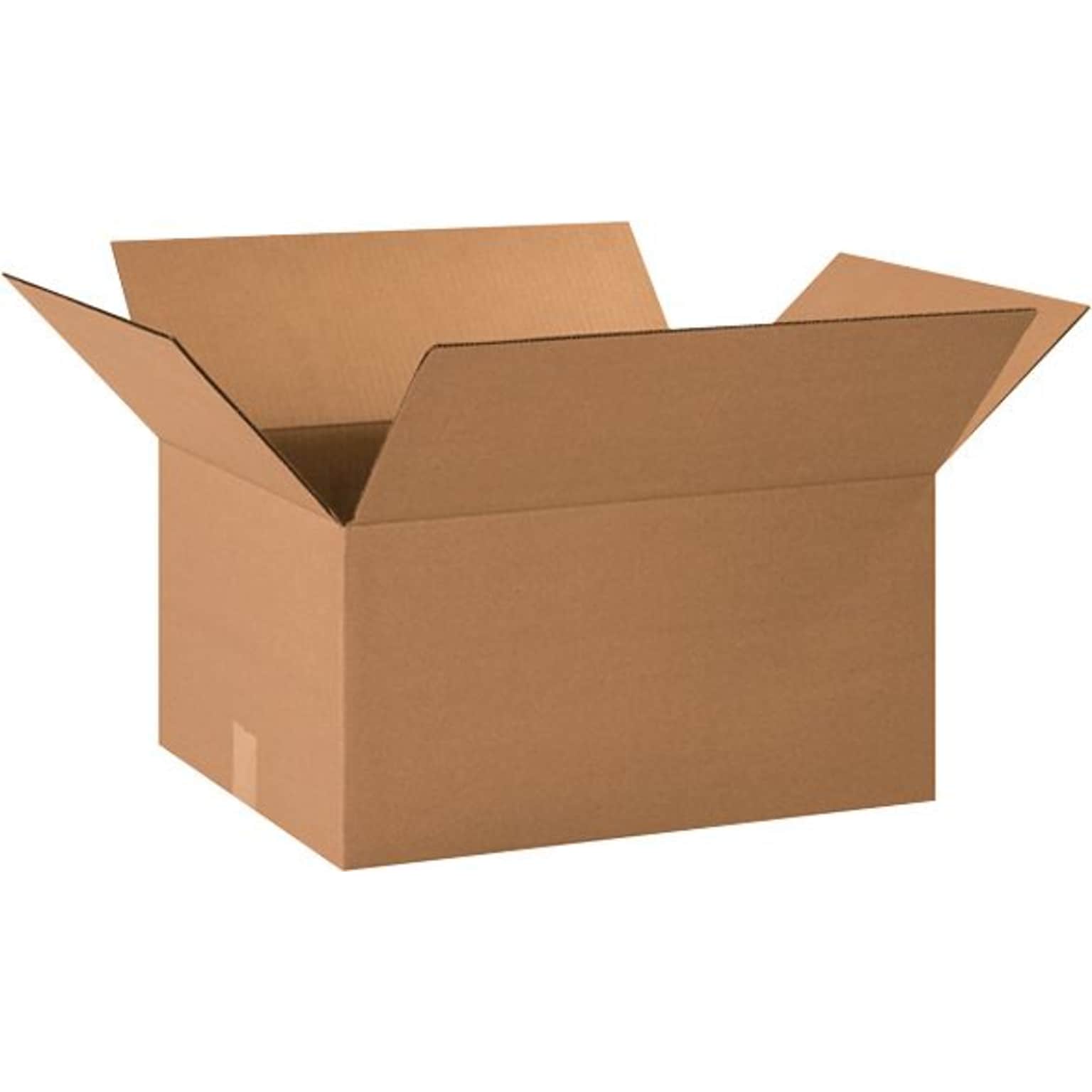 20 x 15 x 10 Shipping Boxes, 32 ECT, Brown, 20/Bundle (201510)