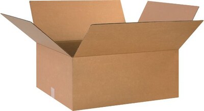 26 x 20 x 10 Shipping Boxes, 32 ECT, Brown, 15/Bundle (262010)