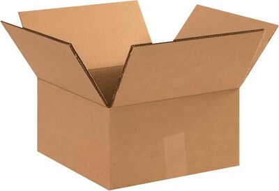 12 x 12 x 6 Shipping Boxes, 48 ECT Double Wall, Brown, 15/Bundle (HD12126DW)