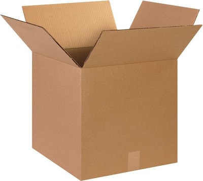 15 x 15 x 15 Shipping Boxes, 48 ECT Double Wall, Brown, 15/Bundle (HD1515DW)