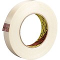 3M 898 Strapping Tape, 6.6 Mil, 3/4 x 60 yds., Clear, 6/Case (T9148986PK)