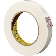 3M 897 6.0 Mil Strapping Tape, 2 x 60 yds., Clear, 6/Case (T9178976PK)