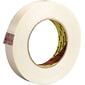 3M 898 Strapping Tape, 6.6 Mil, 1/2" x 60 yds., Clear, 12/case (T91389812PK)