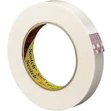 3M 897 6.0 Mil Strapping Tape, 3/4 x 60 yds., Clear, 12/Case (T91489712PK)