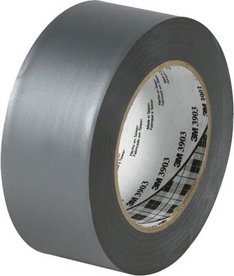 3M 3903 Duct Tape, 6.3 Mil, 2 x 50 yds, Gray, 3/Case (T98739033PK)