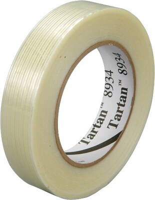 3M 8934 Strapping Tape, 4.0 Mil, 2 x 60yds., Clear, 12/Case (T917893412PK)
