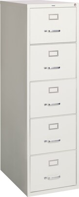 Quill Brand® Commercial 5 File Drawer Vertical File Cabinet, Locking, Gray, Legal, 26.5D (21921D)