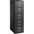Quill Brand® 5 File Drawers Vertical File Cabinet, Locking, Black, Legal, 26.5D (21920D)