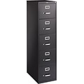 Quill Brand® Commercial 5 File Drawer Vertical File Cabinet, Locking, Black, Letter, 26.5D (21917D)
