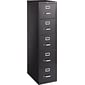 Quill Brand® Commercial 5 File Drawer Vertical File Cabinet, Locking, Black, Letter, 26.5"D (21917D)