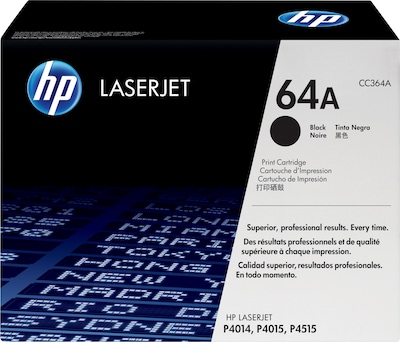 HP 64A Black Standard Yield Toner Cartridge   (CC364A)