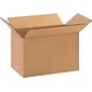 11" x 7" x 7" Shipping Boxes, 32 ECT, Brown, 25/Bundle (1177)