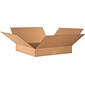 26" x 20" x 4" Shipping Boxes, 32 ECT, Brown, 20/Bundle (26204)