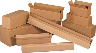 26 x 8 x 8 Shipping Boxes, 32 ECT, Brown, 25/Bundle (2688)