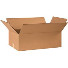 24 x 14 x 8 Shipping Boxes, 32 ECT, Brown, 20/Bundle (24148)