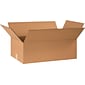 24" x 14" x 8" Shipping Boxes, 32 ECT, Brown, 20/Bundle (24148)