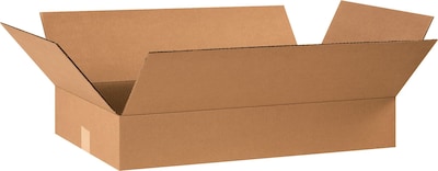 The Packing Wholesalers 24 x 14 x 4 Shipping Boxes, 32 ECT, Kraft, 25/Bundle (BS241404)