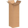 8 x 8 x 20 Shipping Boxes, 32 ECT, Brown, 25/Bundle (8820)