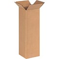 6 x 6 x 20 Shipping Boxes, 32 ECT, Brown, 25/Bundle (6620)