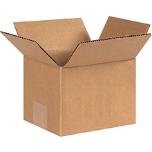 6 x 5 x 4 Shipping Boxes, 32 ECT, Brown, 25/Bundle (654)