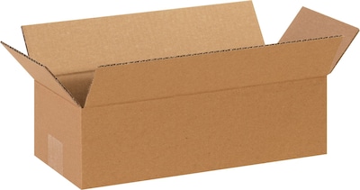 14 x 4 x 4 Shipping Boxes, 32 ECT, Brown, 25/Bundle (1444)