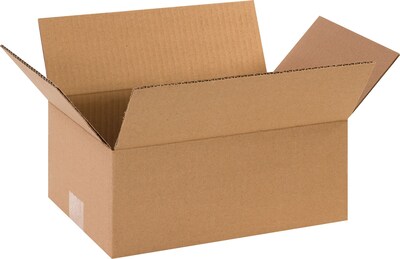 12 x 7 x 5 Shipping Boxes, 32 ECT, Brown, 25/Bundle (1275)