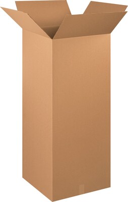 20 x 20 x 48 Shipping Boxes, 48 ECT Double Wall, Brown, 10/Bundle (BS202048)