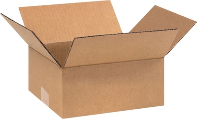 9 x 8 x 4 Shipping Boxes, 32 ECT, Brown, 25/Bundle (984)