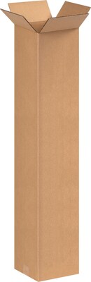 8 x 8 x 40 Shipping Boxes, 32 ECT, Brown, 20/Bundle (8840)