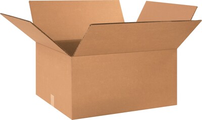Coastwide Professional™ 24 x 20 x 12 Heavy Duty, 48 ECT, Double Wall, Shipping Boxes, 15/Bundle (CW57922)