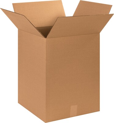 15 x 15 x 20 Shipping Boxes, 32 ECT, Brown, 25/Bundle (151520)