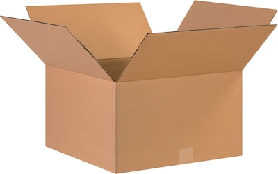 17 x 17 x 10 Shipping Boxes, 32 ECT, Brown, 25/Bundle (171710)