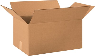 20 x 13 x 10 Shipping Boxes, 32 ECT, Brown, 25/Bundle (201310)