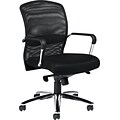 Offices To Go® Managers Chair, Mesh, Black, Seat: 20W x 18 1/2D, Back: 19W x 20H