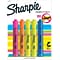 Sharpie Tank Highlighter, Chisel Tip, Assorted, 5/Pack (1809199)