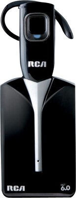 RCA Visys Wireless Mono Headset Microphone, Over-the-Ear, Black and Silver (25065RE1)