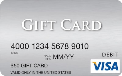 Visa® $50 Gift Card