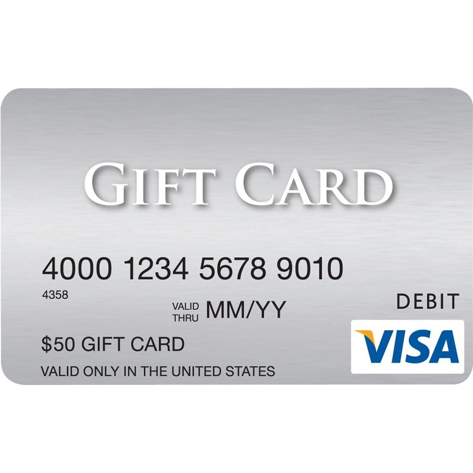 Visa&reg; $50 Gift Card