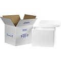13.75 x 11.75 x 11.87 Insulated Shipping Containers, 32 ECT, White, Each (238C)