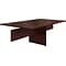 HON® Preside Modular Conference 6 Adder Tabletop, Mahogany, 72W x 48D