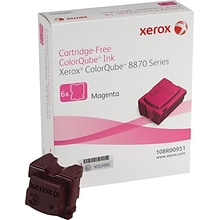 Xerox 108R00951 Magenta Standard Yield Ink Cartridge, Prints Up to 17,300 Pages, 6/Pack