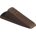 Master Big Foot Rubber Doorstop, Brown, 2/Pack (00971)