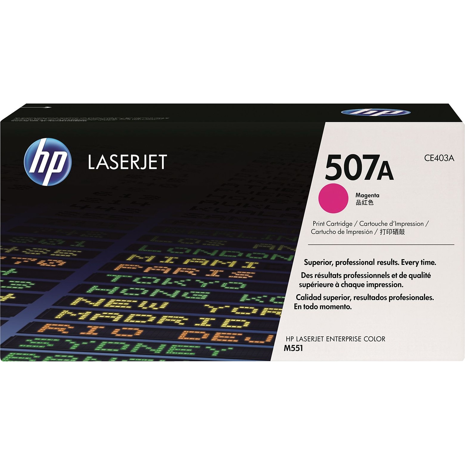 HP 507A Magenta Standard Yield Toner Cartridge (CE403A)